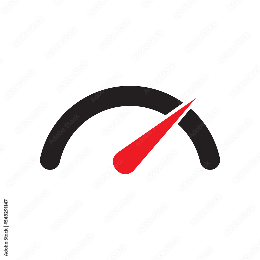speedometer and indicator icon. Speed sign logo speedometer and indicator icon. Speed sign logo