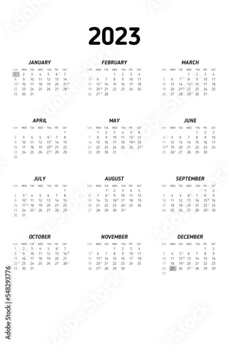 Pocket Calendar 2023 - EN