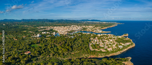 Cala Mandia, Mallorca from Drone photo