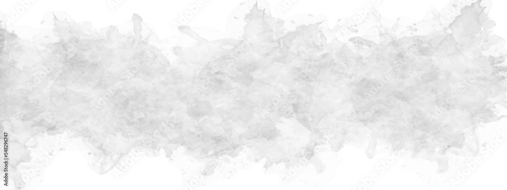 Naklejka premium watercolor textures on white paper background. Abstract black splashes on white watercolor paper. Modern grey paint limestone texture background in white light seam home wallpaper. 