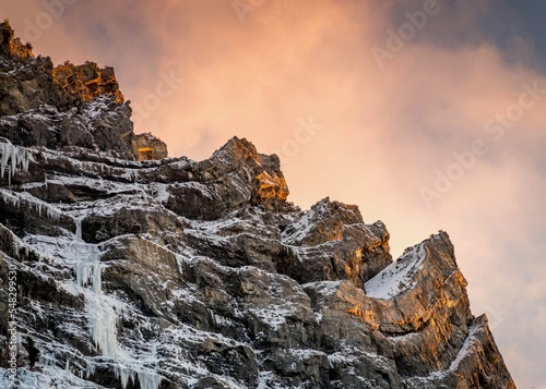 sunrise in the mountains