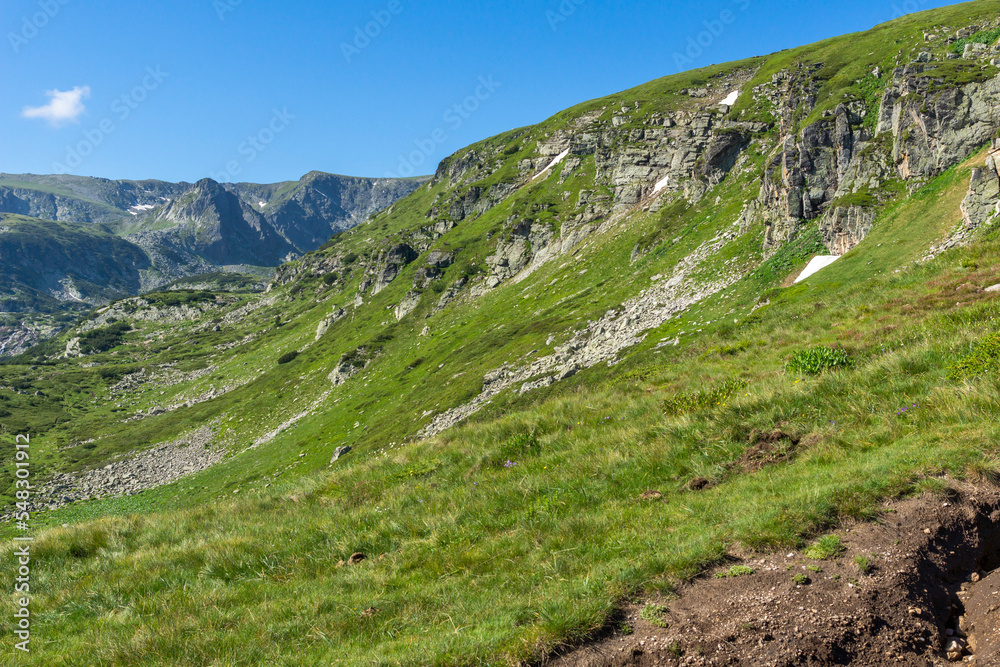 Rila Mountain near The Seven Rila Lakes, Bulgaria