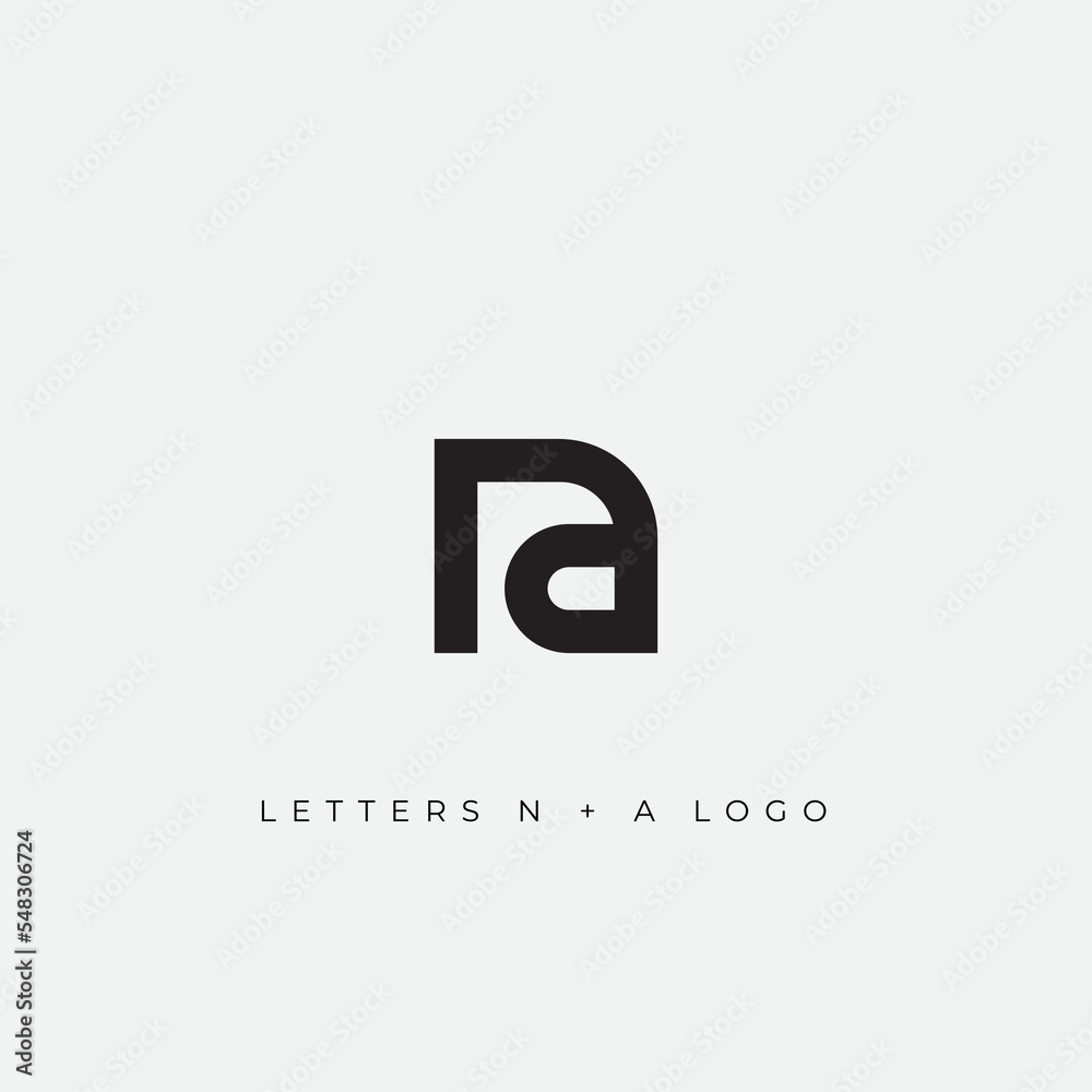 Letter NA or AN Logo icon template Letter NA or AN Logo icon template