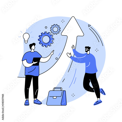 Crisis management abstract concept vector illustration.