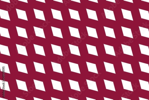 Geometric pattern in the colors of the national flag of Qatar. The colors of Qatar.