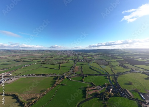 Whitminster on the A38 in Gloucestershire with views of the River Severn. photo