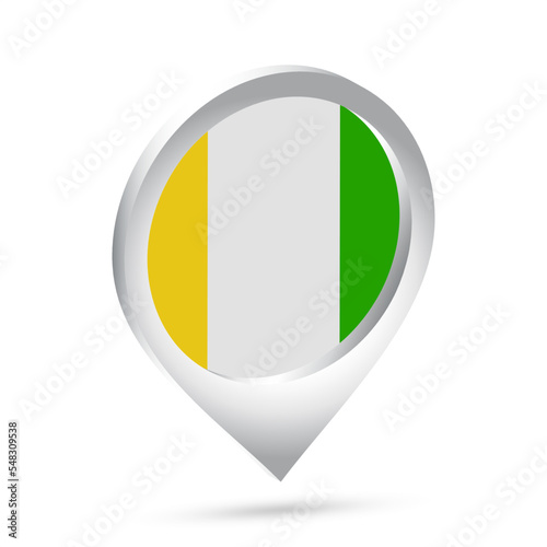 Ireland flag 3d pin icon Free Download Ireland flag 3d pin icon - GFXLoad
