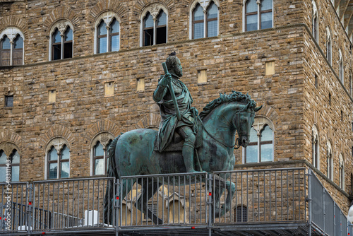 Piazza della Signoria in Florence, Italy. photo
