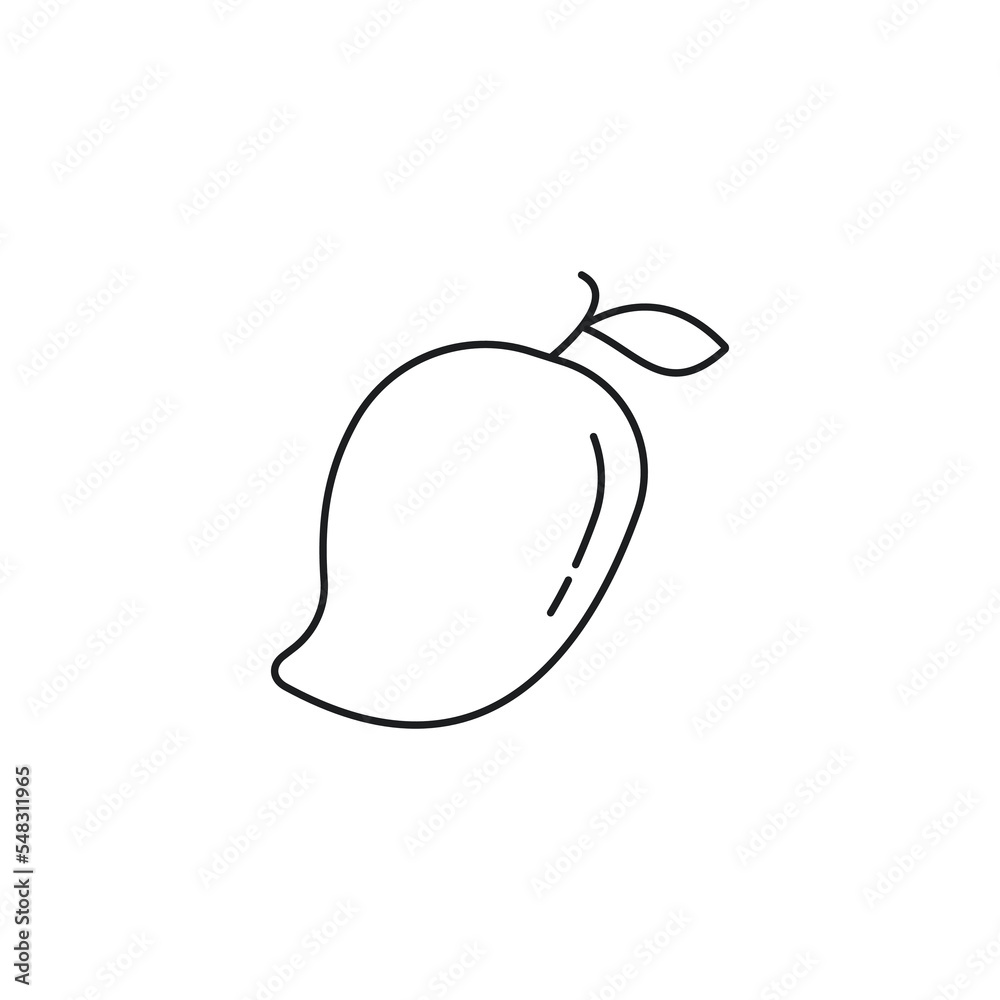 Mango Icon On Trendy Design. Mango Icon On Trendy Design.