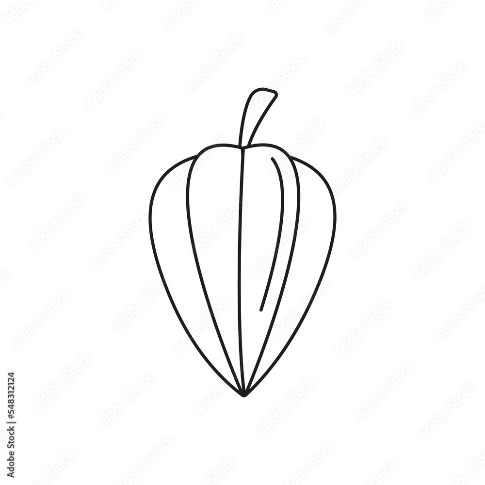 Fresh carambola icon. Outline fresh carambola icon for web design Fresh carambola icon. Outline fresh carambola icon for web design