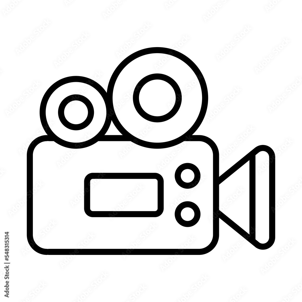 Video Camera Icon Logo Design Vector Template Illustration Sign And Symbol Pixels Perfect Video Camera Icon Logo Design Vector Template Illustration Sign And Symbol Pixels Perfect
