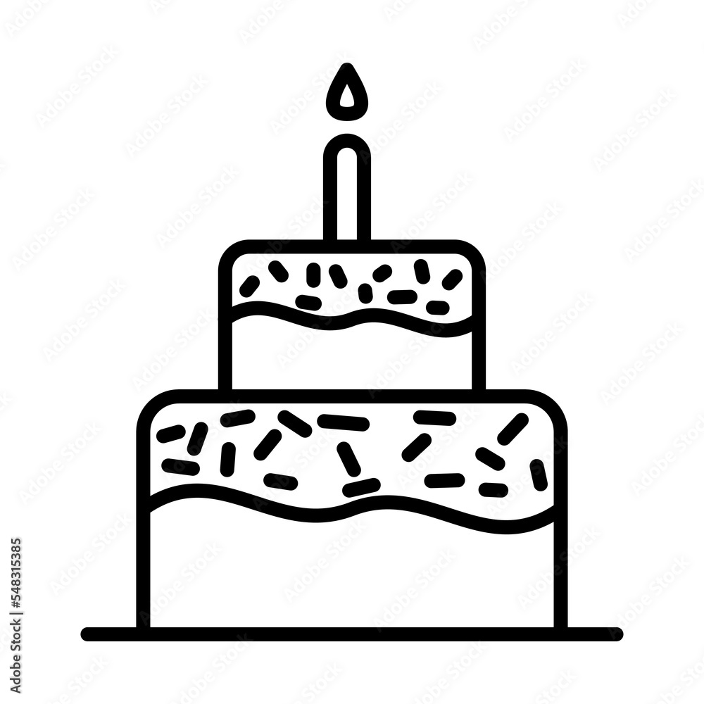 Birthday Cake Icon Logo Design Vector Template Illustration Sign And Symbol Pixels Perfect Birthday Cake Icon Logo Design Vector Template Illustration Sign And Symbol Pixels Perfect