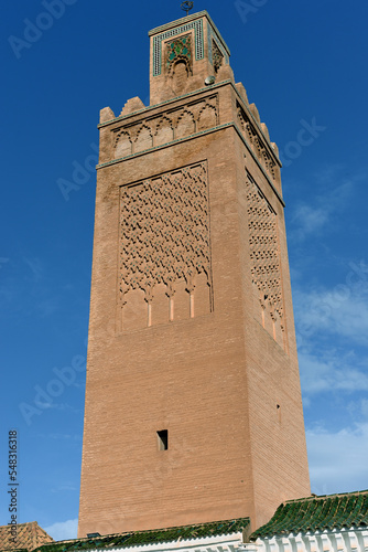 THE CITY OF TLEMCEN IN ALGERIA WITH THE GREAT MOSQUE AND THE RUINS OF MANSOURAH MINARET