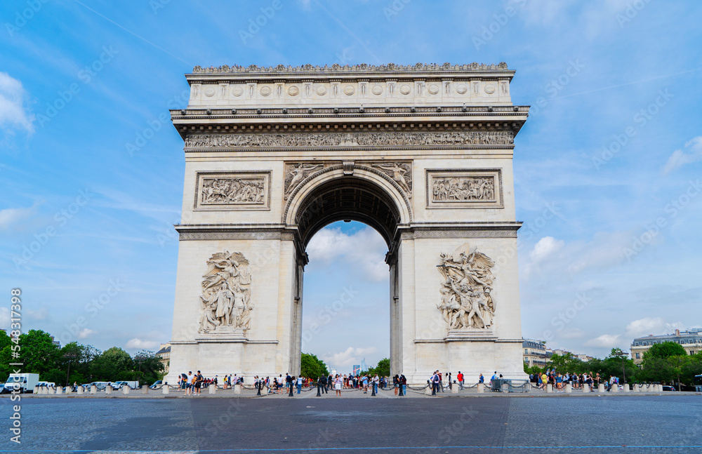 Fototapeta premium Arc de triomphe, Paris, France