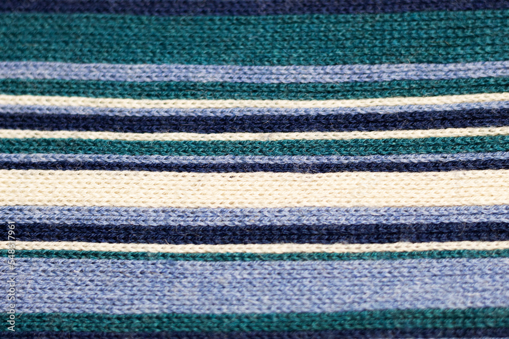 closeup to a striped fabric of different colors closeup to a striped fabric of different colors