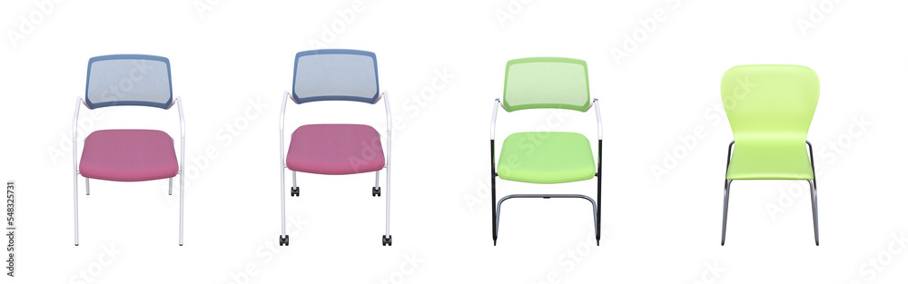 office chair isolated on white background, interior furniture, 3D illustration, cg render office chair isolated on white background, interior furniture, 3D illustration, cg render