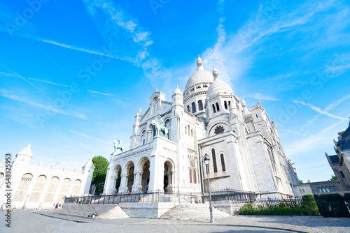 Konstfotografi Sacre Coeur church, Paris