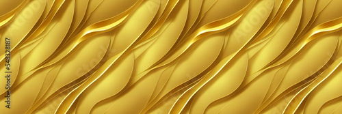 abstract golden texture as abstract seamless panorama pattern background header