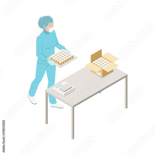Pharmaceutical Lab Worker Composition