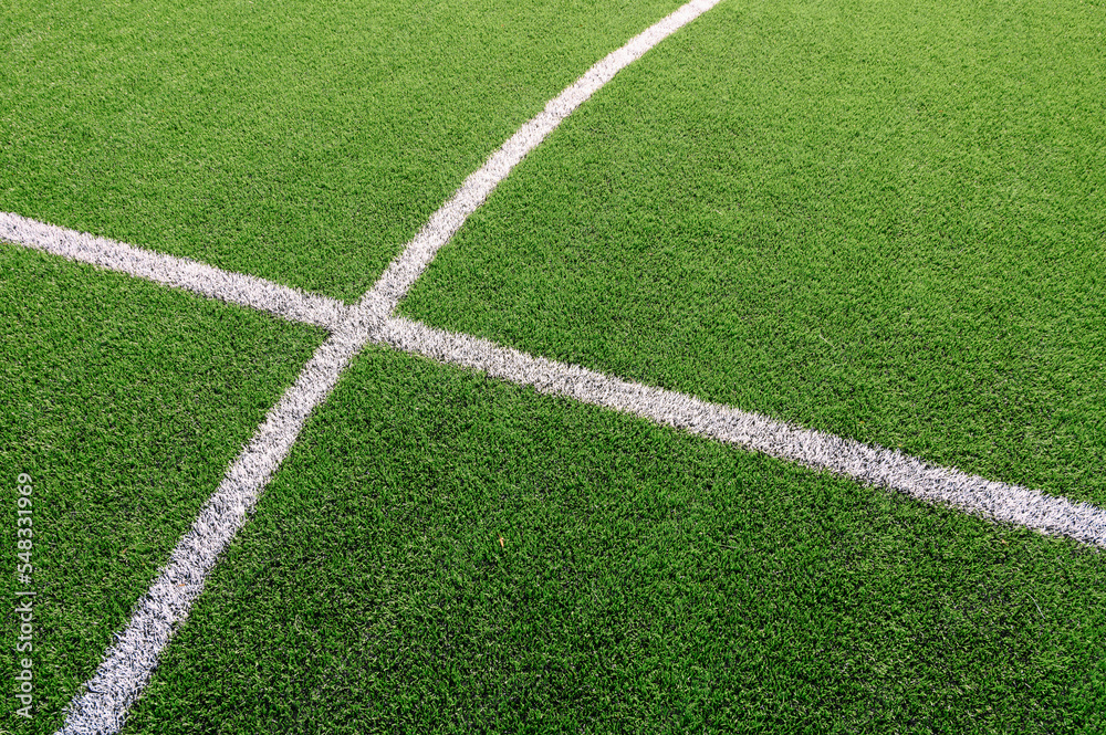 Texture of Perfect green lawn on the football field Texture of Perfect green lawn on the football field