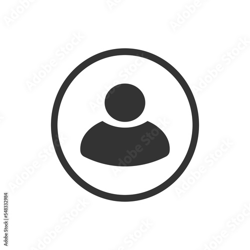 Messenger user icon. Avatar in profile vector ilustration.