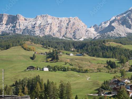 Along the meadows surrounding La Villa. Dolomites, Trentino-Alto Adige region, Italy. © Donka Vasileva