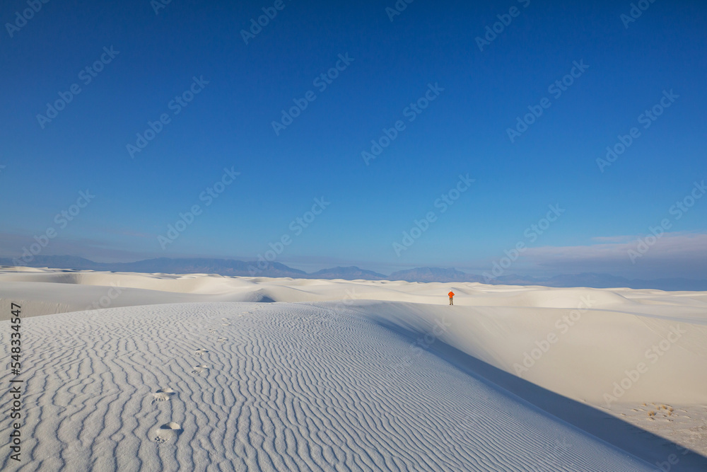 Hike in White sand Hike in White sand