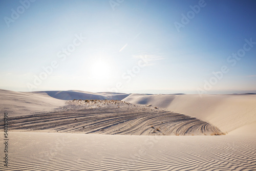 Fototapeta Naklejka Na Ścianę i Meble -  White sand dunes