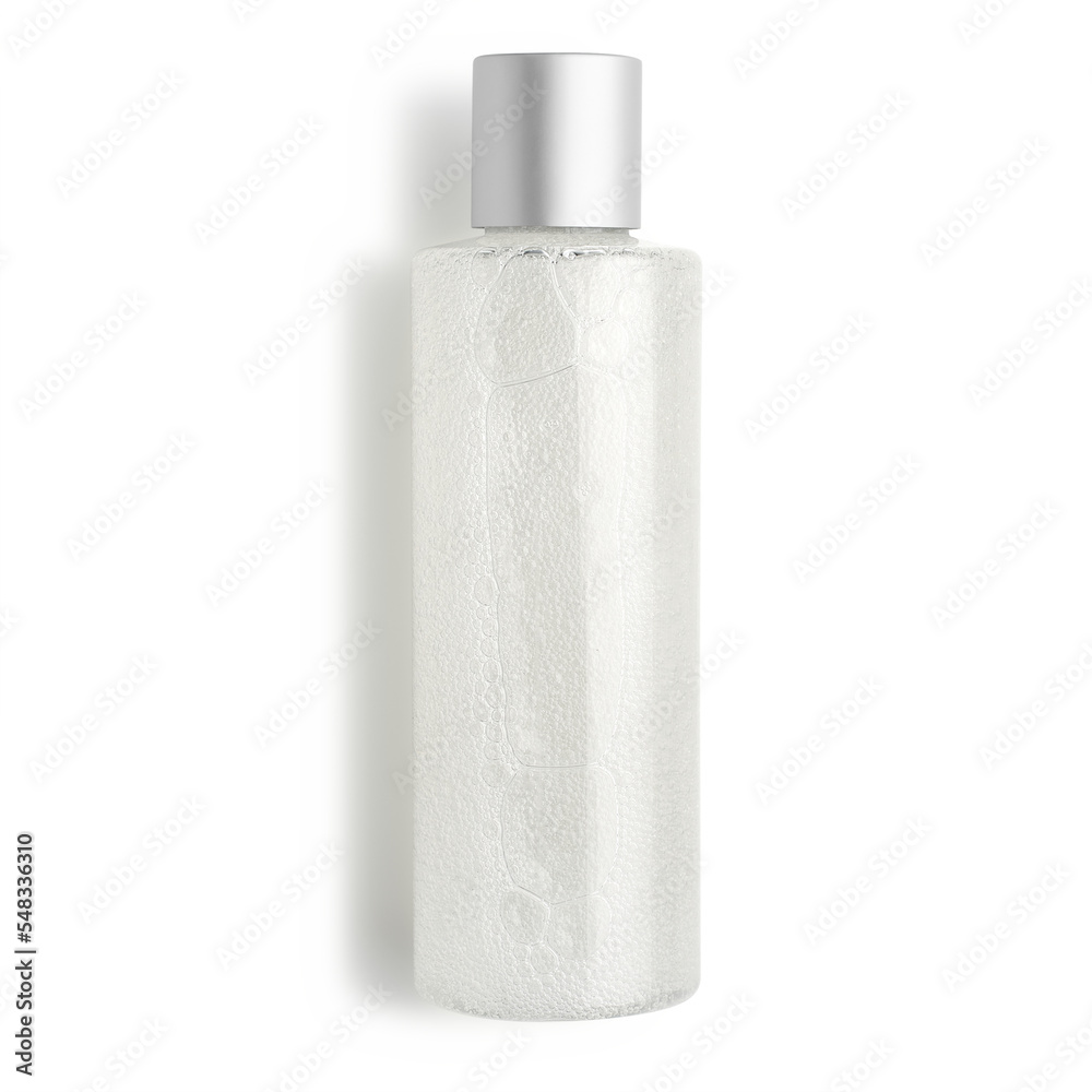 white plastic bottle isolated white plastic bottle isolated