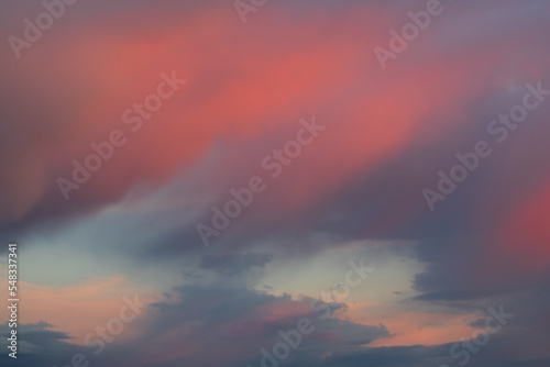 sunset sky with clouds © Sławomir Bodnar