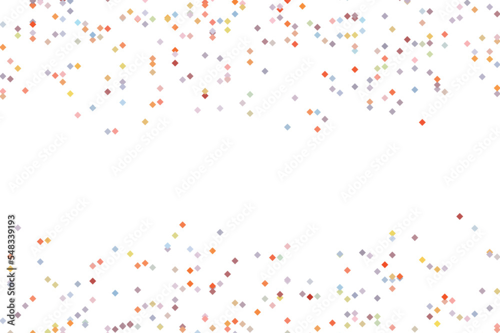 Multicolor dotted background, colorful vector texture with circles. Glitter abstract illustration with blurred drops of rain. Pattern for ads, web page, wallpaper, poster, banner. Copy space