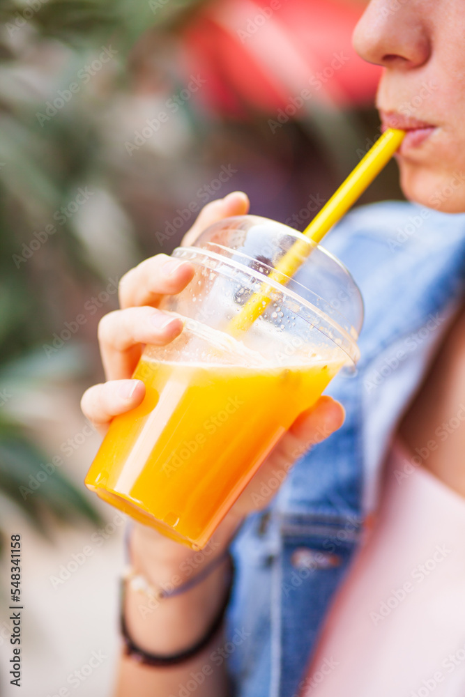 woman drinking juice woman drinking juice