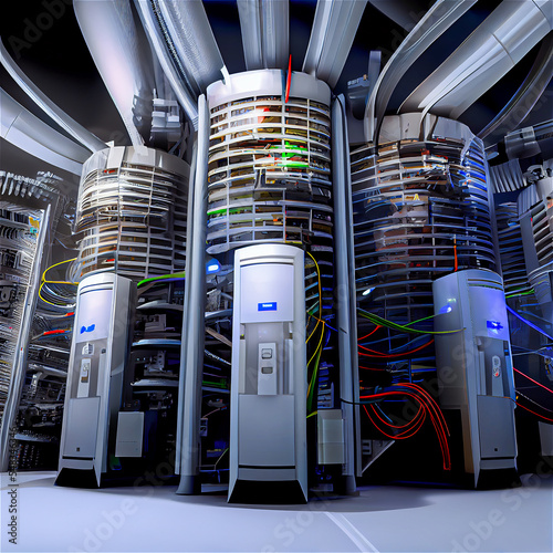 Futuristic data center