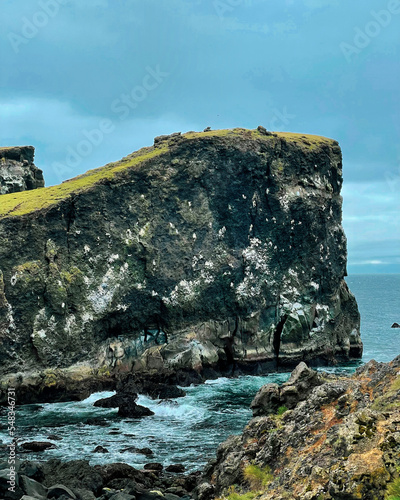 Icelandic steep mountain