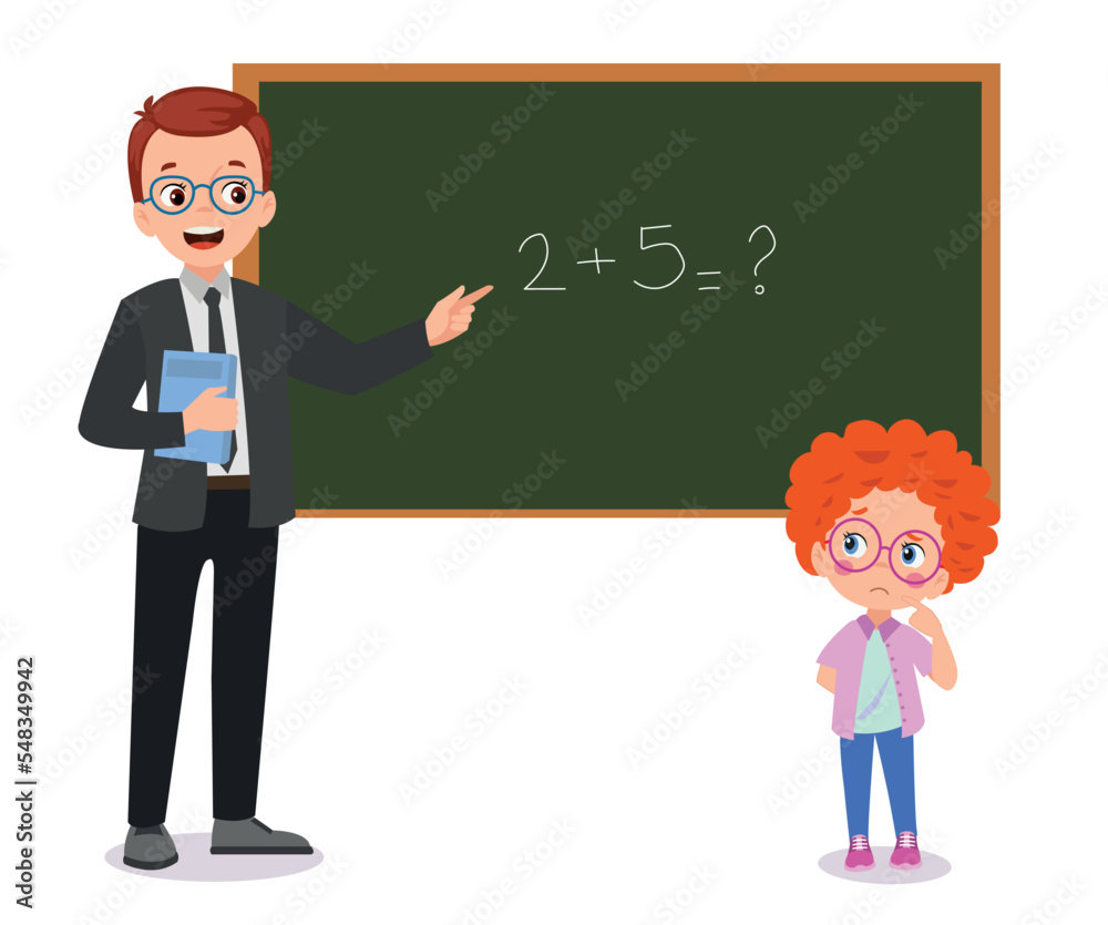 classroom teacher and cute students classroom teacher and cute students