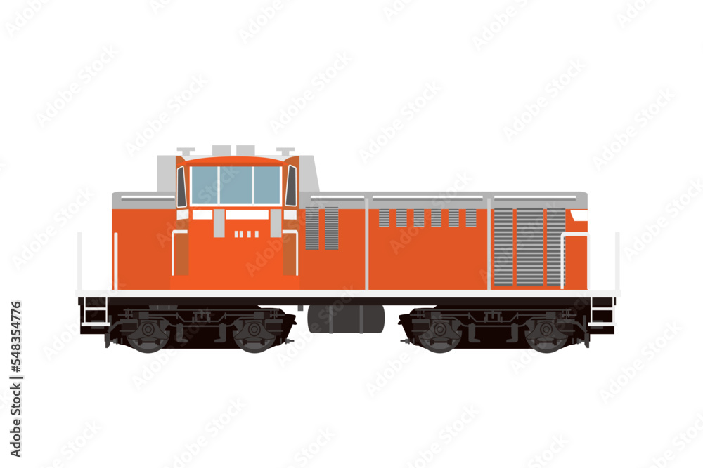 Obraz premium ディーゼル機関車