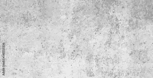 White antique wall texture. Vector gray realistic dirty wall pattern. Luxury interior light plaster. Stone background for photographers. Cement floor, close up. Old industrial surface, top view