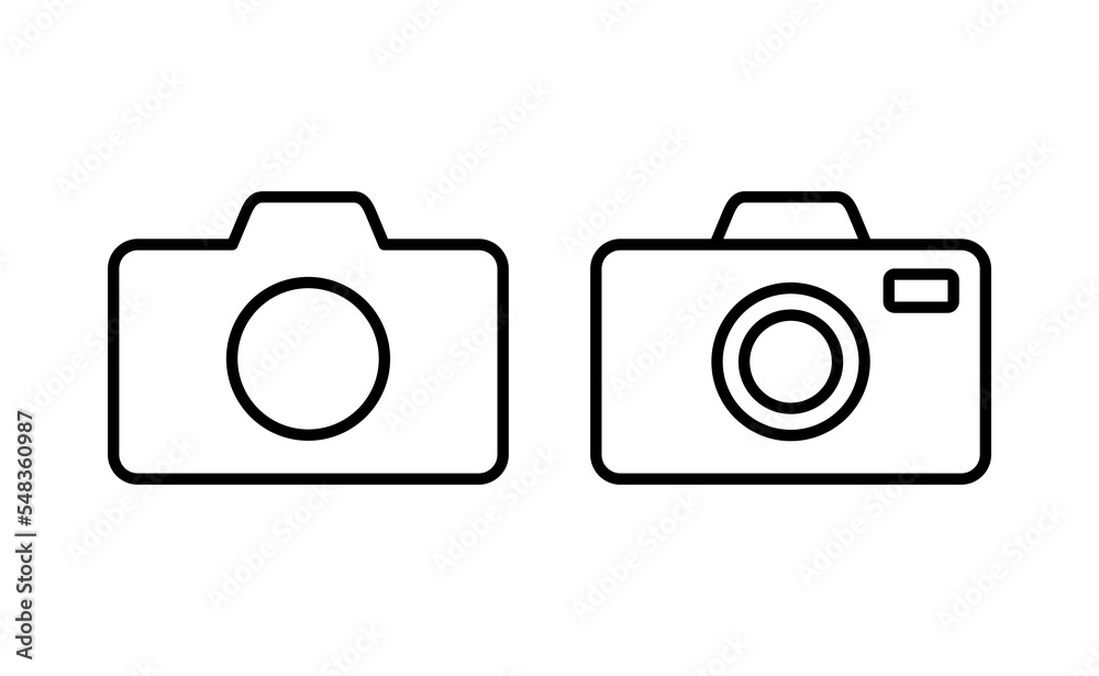 Camera icon vector for web and mobile app. photo camera sign and symbol. photography icon. Camera icon vector for web and mobile app. photo camera sign and symbol. photography icon.