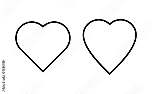 Love icon vector for web and mobile app. Heart sign and symbol. Like icon vector.