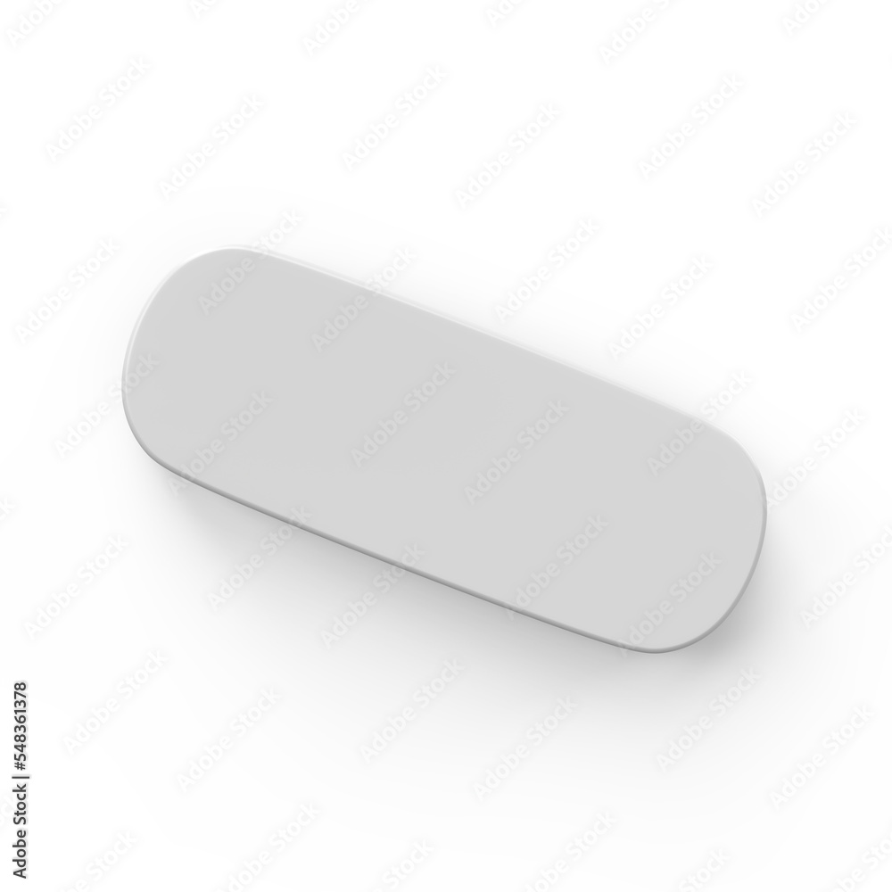 sunglass or gadget container box isolated on white 3d illustration