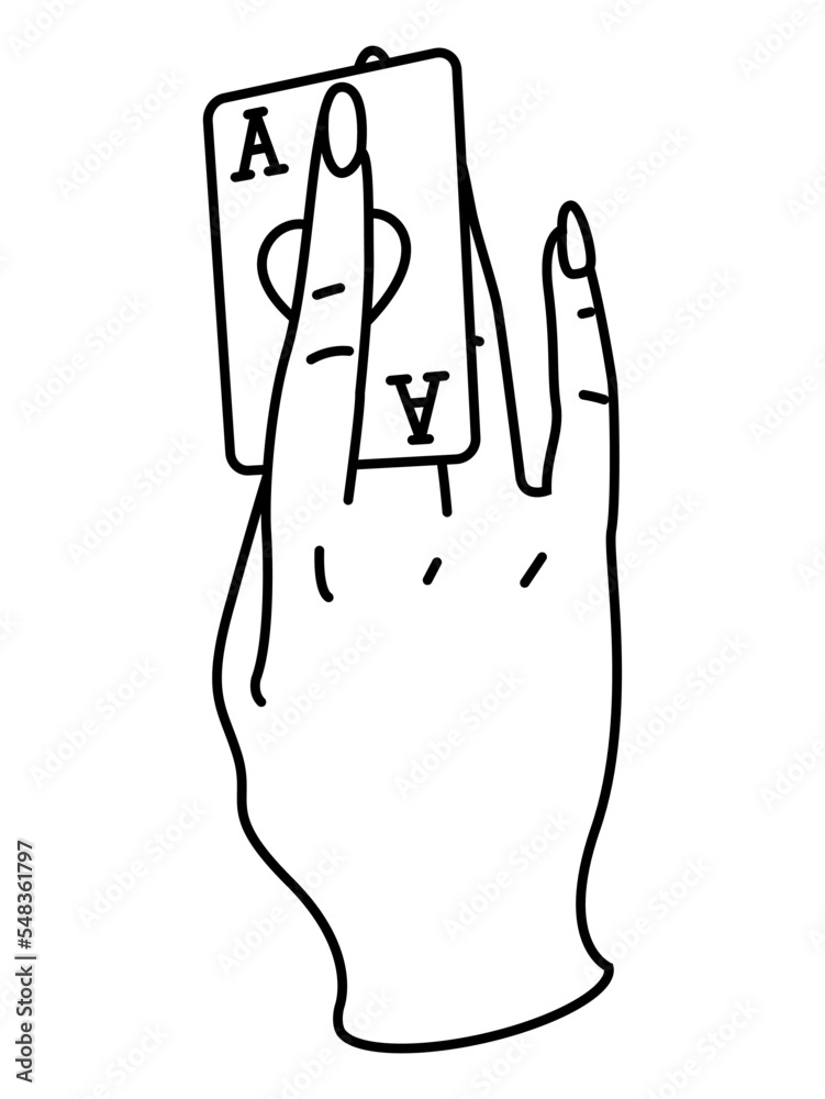 Ace of Hearts Hand Ace of Hearts Hand