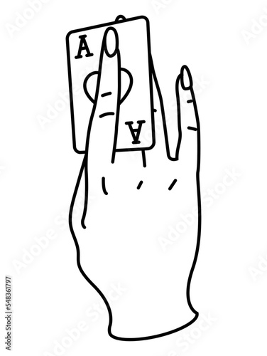 Ace of Hearts Hand