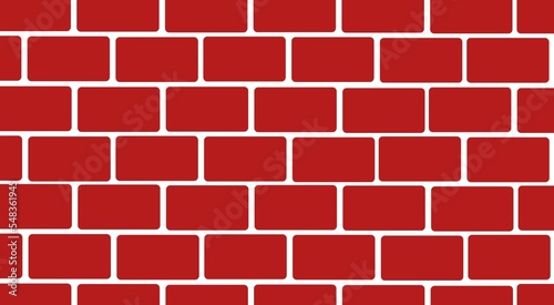 red brick wall background © Sarim
