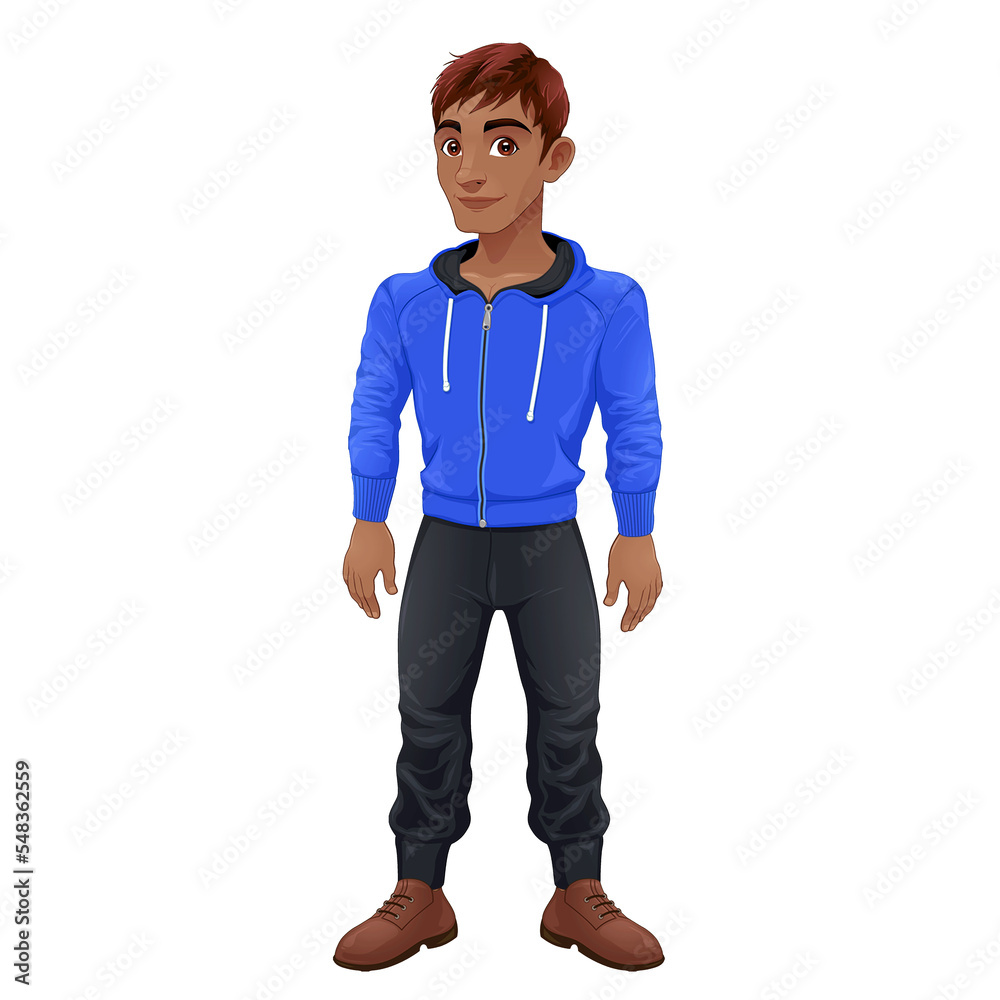 Fototapeta premium avatar man fashion