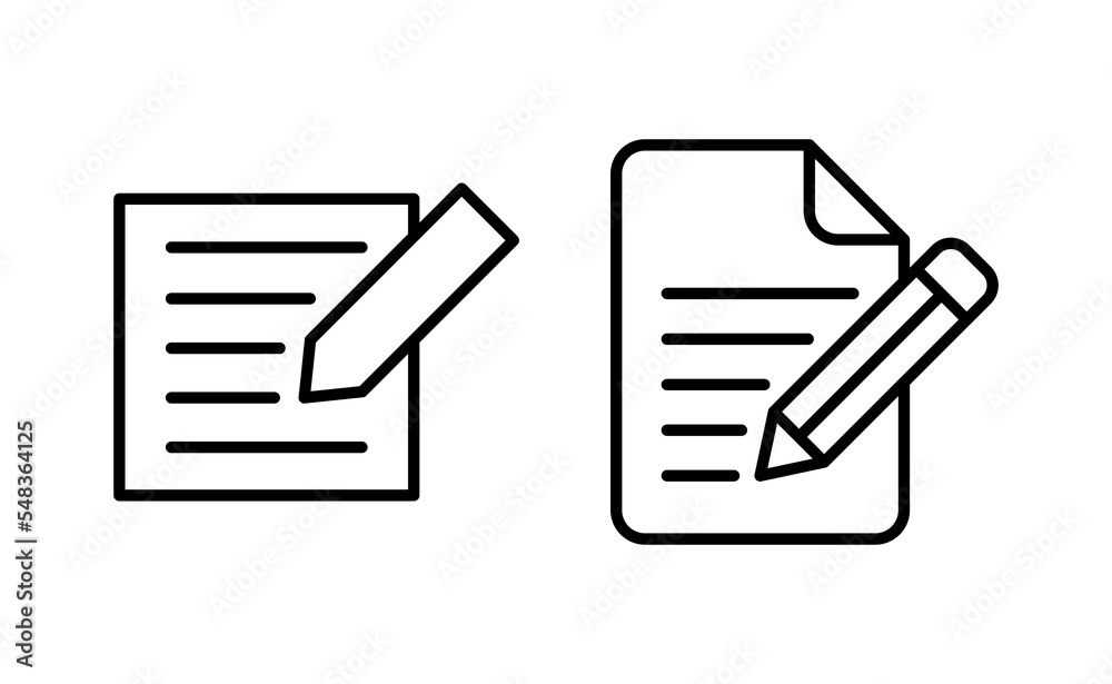 Note icon vector for web and mobile app. notepad sign and symbol Note icon vector for web and mobile app. notepad sign and symbol