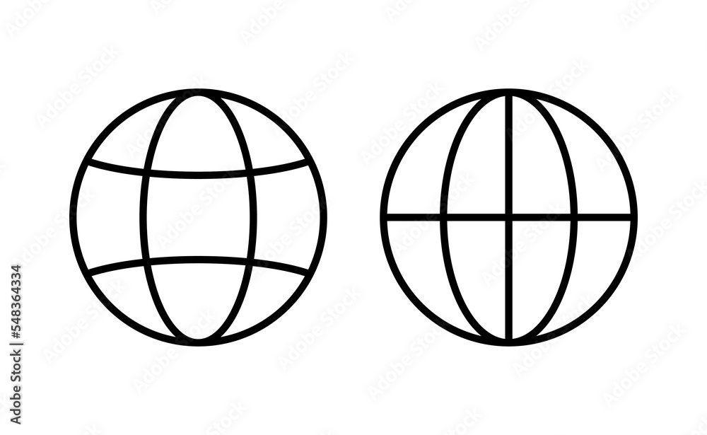 Web icon vector for web and mobile app. go to web sign and symbol. web click icon. Global search icon