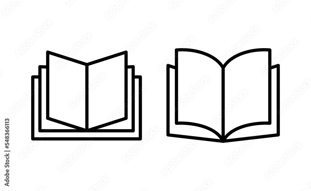 Book icon vector for web and mobile app. open book sign and symbol. ebook icon Book icon vector for web and mobile app. open book sign and symbol. ebook icon