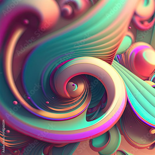 3D Swirling Background