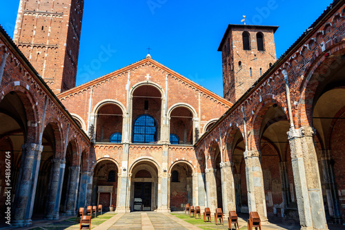 Basilica of Sant Ambrogio in Milan  Italy