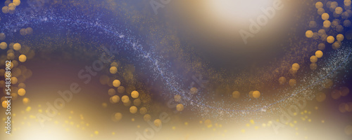 Glowing bokeh festive background